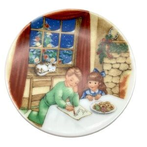 Hallmark 1990 “Cookies for Santa” Plate Ornament
